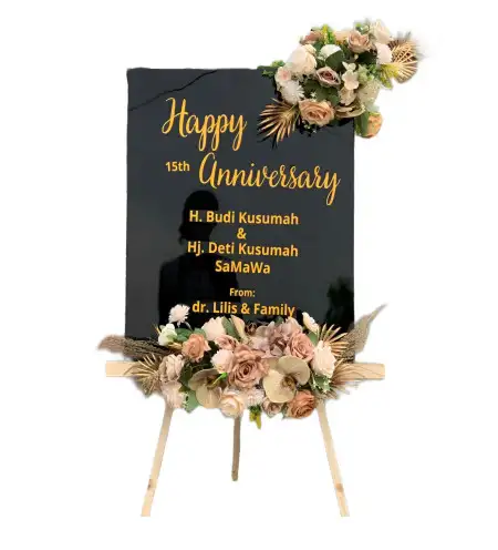 Papan Bunga Akrilik Sluke